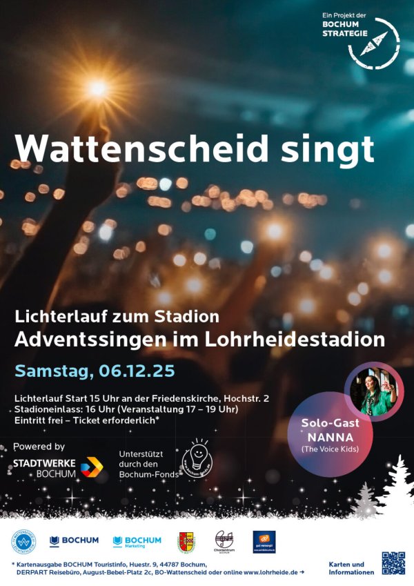 Plakat Adentssingen Lohrheide 2025